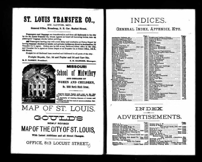 St. Louis City Directory, 1891