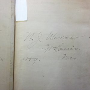 Werner's signature