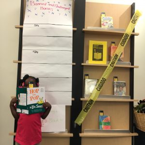 Walnut Park patrons caught reading banned books.