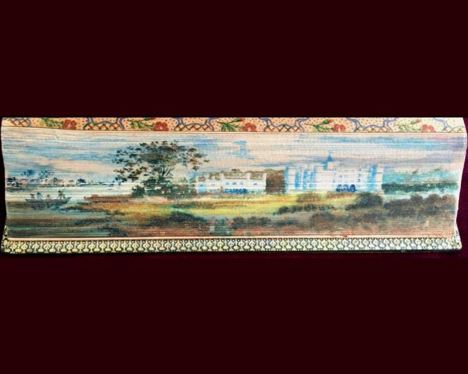 Fore-edge Painting on An Anthology of Modern Verse