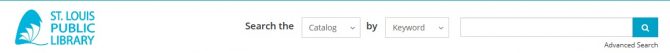 SLPL website navigation bar