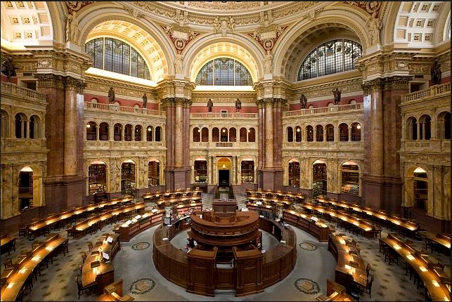 Main Reading Room, Library of Congress (LOC.gov photo)
