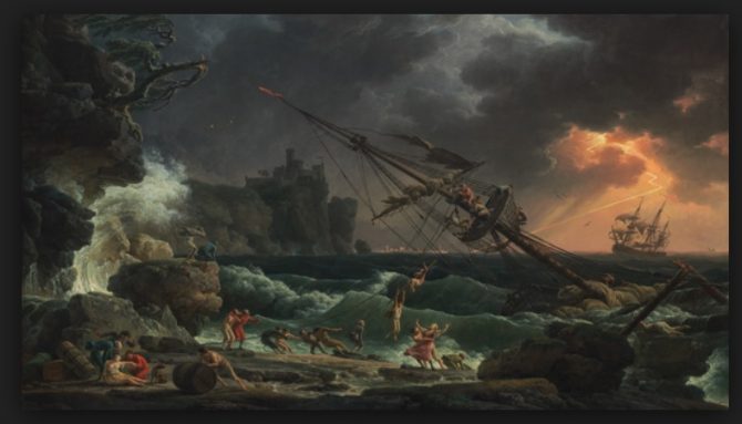 Shipwreck by Claude-Joseph Vernet (National Gallery of Art photo)